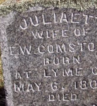 Juliaette Comstock, Find a grave on Sysoon Juliaette Comstock on Sysoon