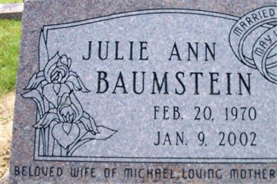 Julie Ann DeVries Baumstein on Sysoon