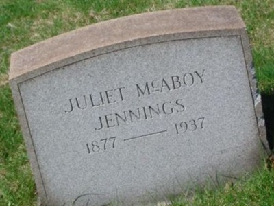 Juliet McAboy Jennings on Sysoon