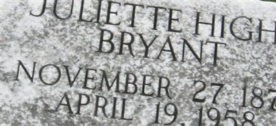 Juliette Hight Bryant on Sysoon
