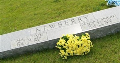 Julina E. Simcox Newberry on Sysoon