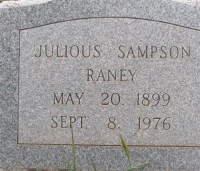 Julious Simpson Raney on Sysoon