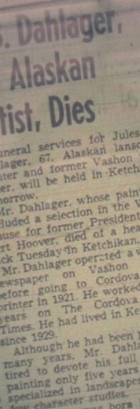 Julius Bernard "Jules" Dahlager on Sysoon