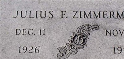 Julius F Zimmerman on Sysoon
