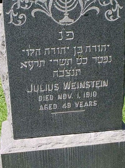 Julius Weinstein on Sysoon