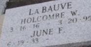 June F LaBauve on Sysoon