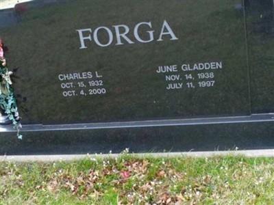 June Gladden Forga on Sysoon
