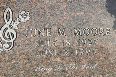 June M. Moore on Sysoon