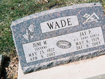 June M. Stevens Wade on Sysoon
