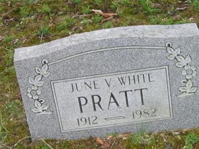 June V. White Pratt on Sysoon