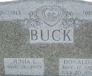 Junia E. Soderlund Buck on Sysoon