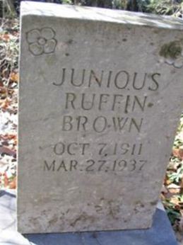 Junious Ruffin Brown on Sysoon