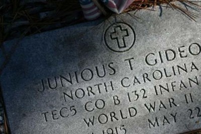 Junious T. Gideon on Sysoon