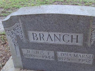Junius Ervin Branch on Sysoon