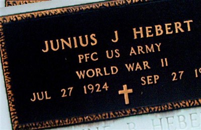 Junius J. Hebert on Sysoon