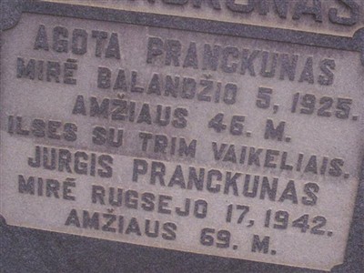 Jurgis Pranckunas on Sysoon