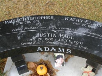 Justin Paul Adams on Sysoon
