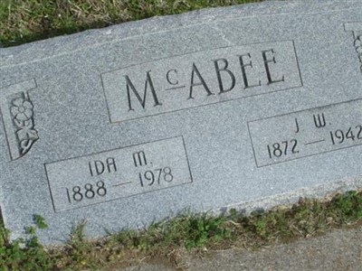 J W Mcabee, Find a grave on Sysoon J W Mcabee on Sysoon