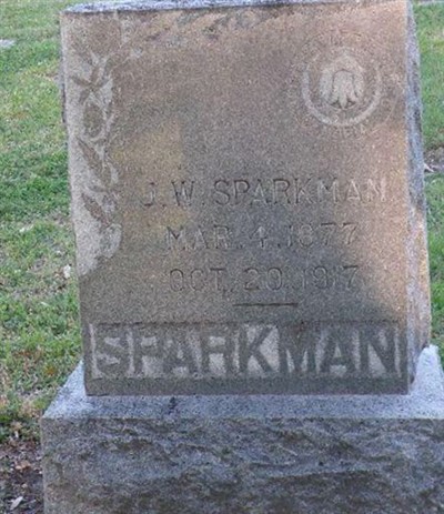J. W. Sparkman on Sysoon