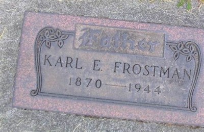 Karl E Frostman on Sysoon