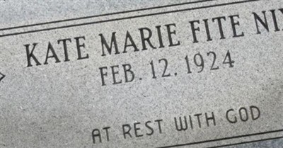 Kate Marie Fite Nix on Sysoon