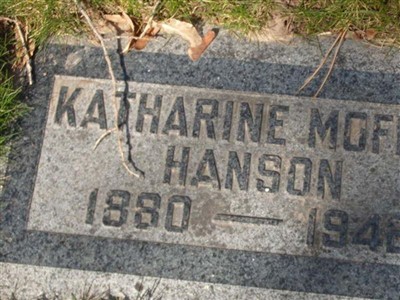 Katharine Moffet Hanson on Sysoon