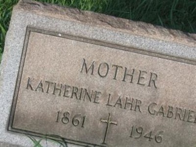 Katherine Lahr Gabriel on Sysoon