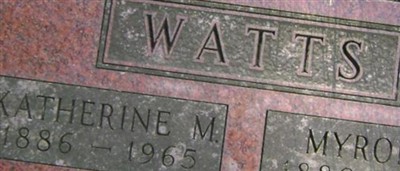 Katherine M. Watts on Sysoon