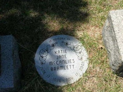 Katie Jane McCanlies Bramlett on Sysoon