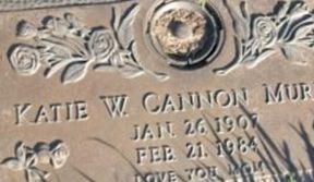 Katie W. Cannon Murphy on Sysoon