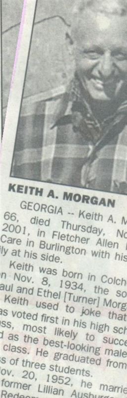 Keith A Morgan on Sysoon