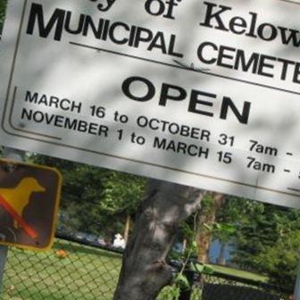 Kelowna Municipal Cemetery on Sysoon