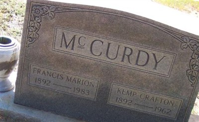 Kemp Crafton McCurdy on Sysoon