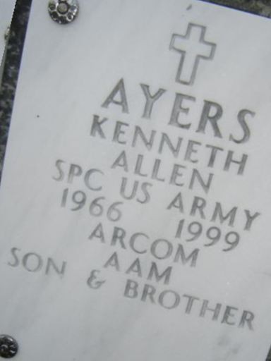 Kenneth Allen Ayers on Sysoon