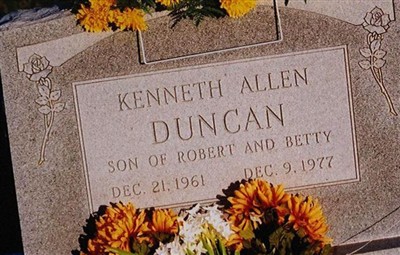 Kenneth Allen Duncan on Sysoon