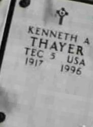 Kenneth Ardell Thayer on Sysoon