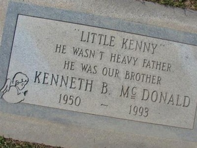 Kenneth B McDonald on Sysoon