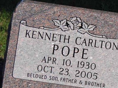 Kenneth Carlton Pope on Sysoon