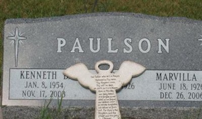 Kenneth D. Paulson, Find a grave on Sysoon Kenneth D. Paulson on Sysoon