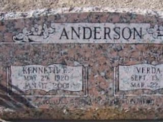Kenneth E Anderson on Sysoon