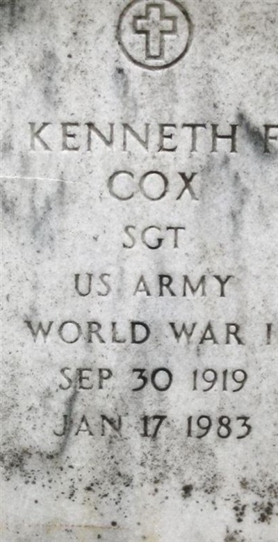 Kenneth F. Cox on Sysoon