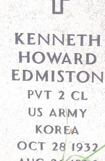 Kenneth Howard Edmiston on Sysoon