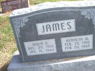 Kenneth W James on Sysoon