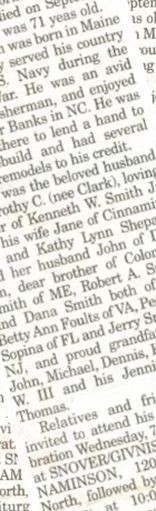 Kenneth W. Smith on Sysoon