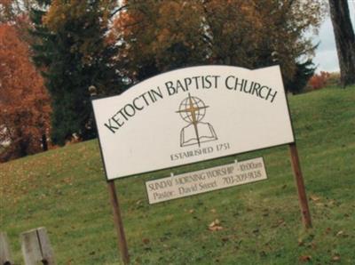 Ketoctin Baptist Church Cemetery on Sysoon