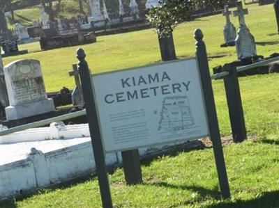 Kiama Cemetery on Sysoon