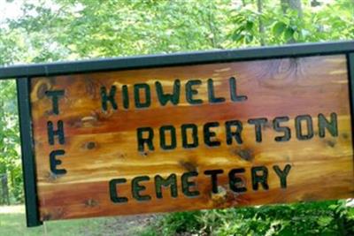 Kidwell Robertson Cemetery on Sysoon
