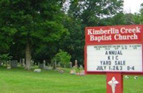 Kimberlin Creek Baptist Cemetery on Sysoon