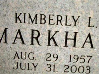 Kimberly L Markham on Sysoon