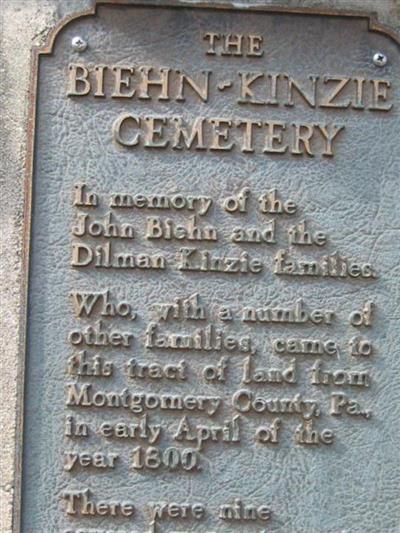 Kinzie-Biehn Cemetery on Sysoon